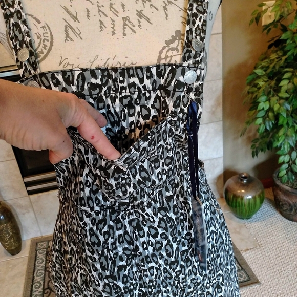 Leopard Print Bib Dress NWT! - Picture 9 of 16